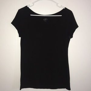 LOFT Plain Black Tee